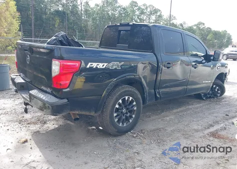 2017 Nissan Titan Pro-4X from USA, damaged, VIN 1N6AA1E51HN536219